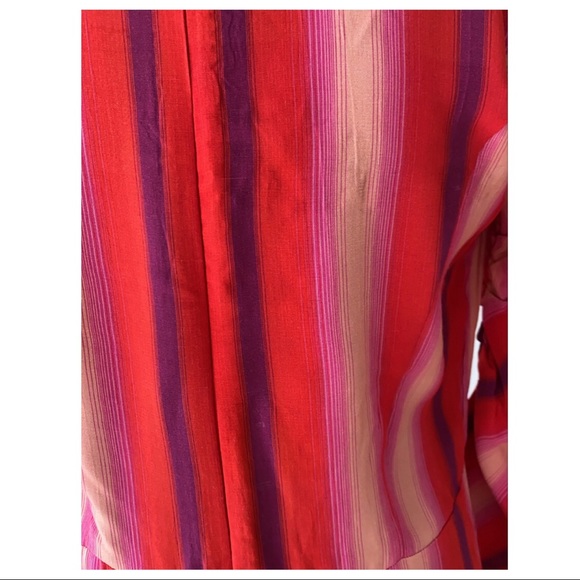 SOMETHING NAVY STRIPED MINI DRESS - Picture 4 of 8